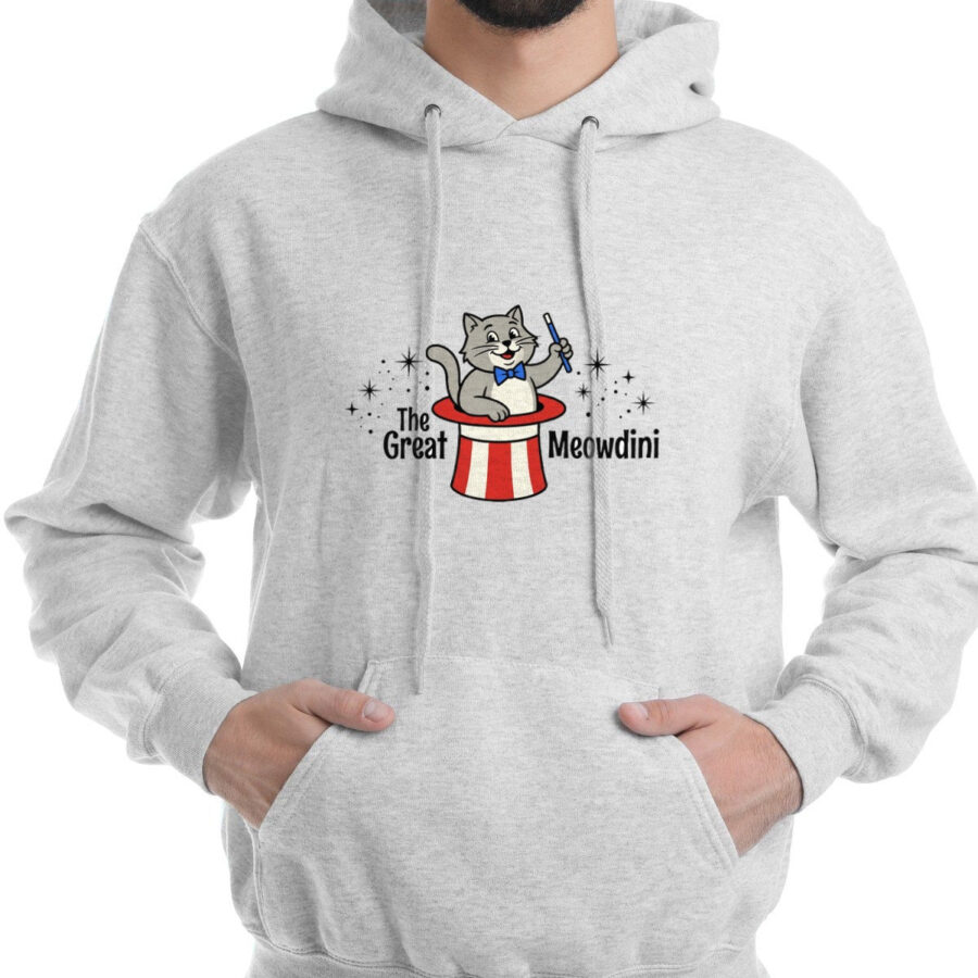 Feline Illusionist Storybook Magic Hoodie