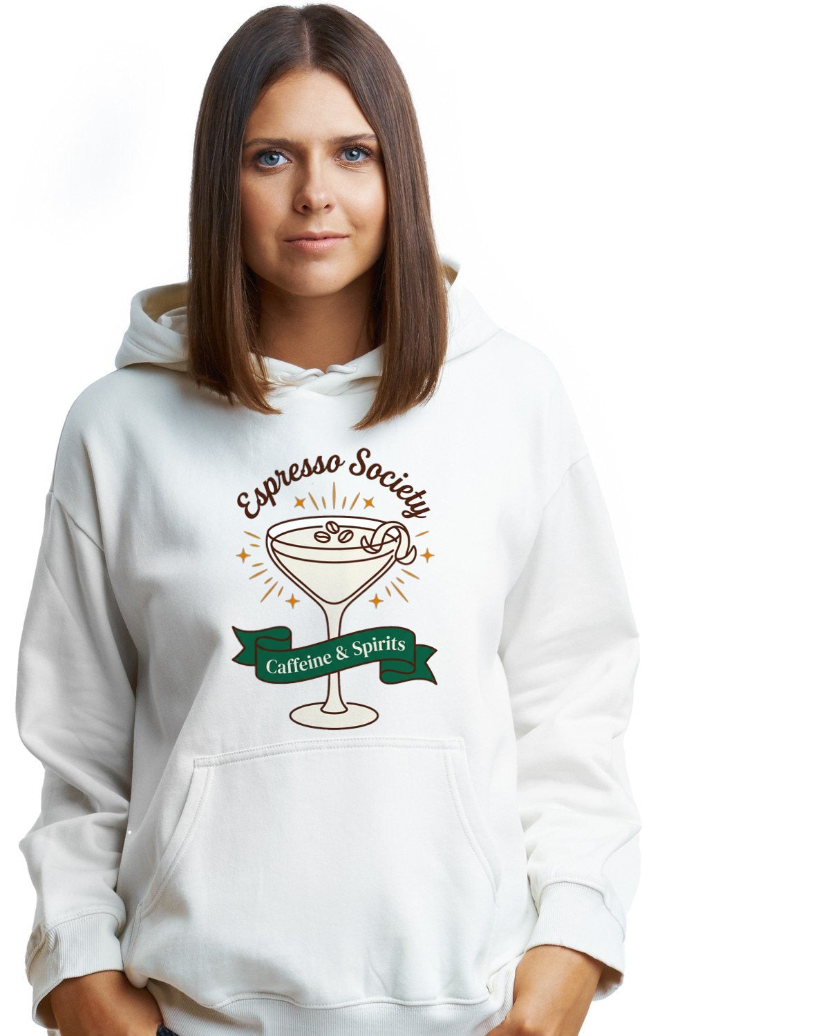 After Hours Espresso Society Hoodie — lifestyle photo