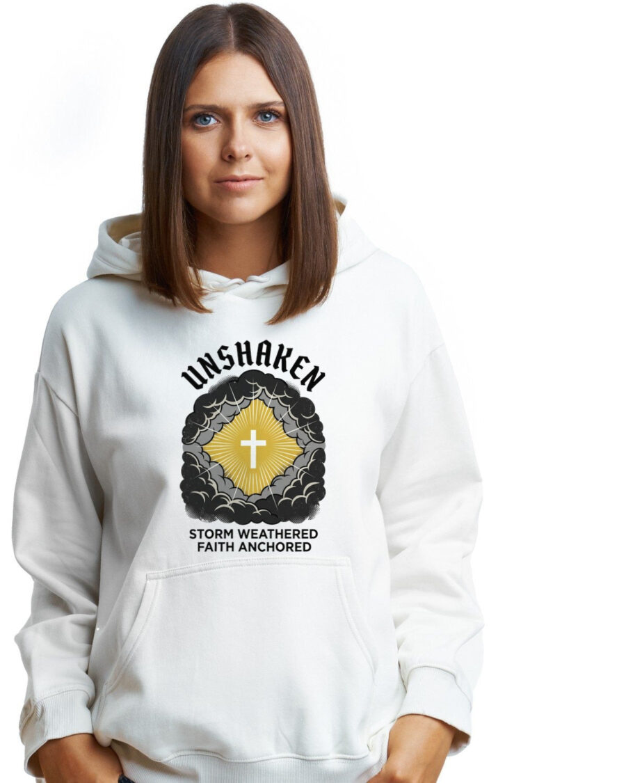 Divine Light Piercing The Veil Hoodie — lifestyle photo