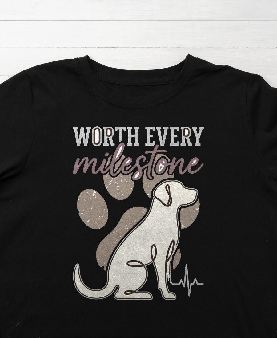 Worth Every Milestone Rescue Tee Kids Tee — lifestyle photo