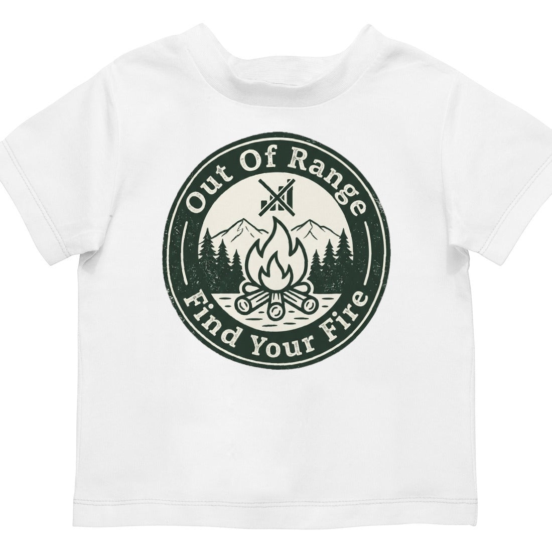 Out Of Range Outdoor Society Kids Tee — lifestyle photo