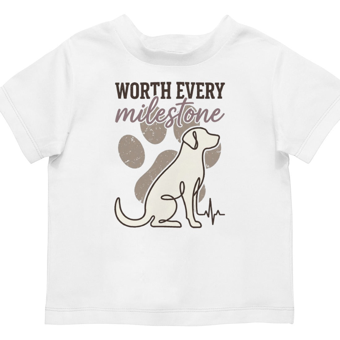 Worth Every Milestone Rescue Tee Kids Tee — lifestyle photo