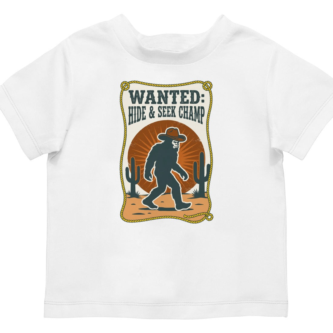Wanted: Hide And Seek Champion Kids Tee — lifestyle photo