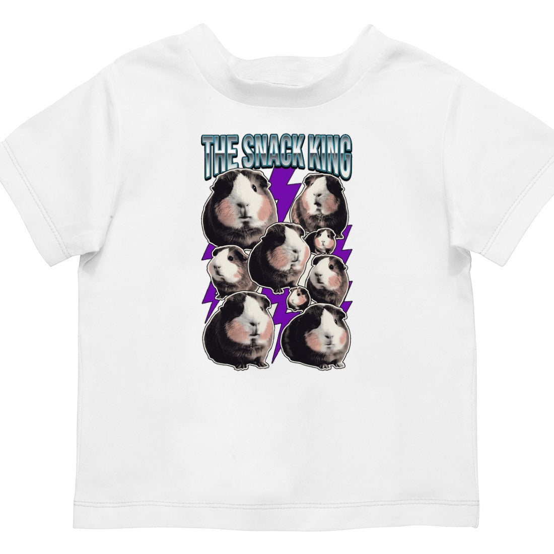Heavyweight Snacker Guinea Pig Bootleg Kids Tee — lifestyle photo