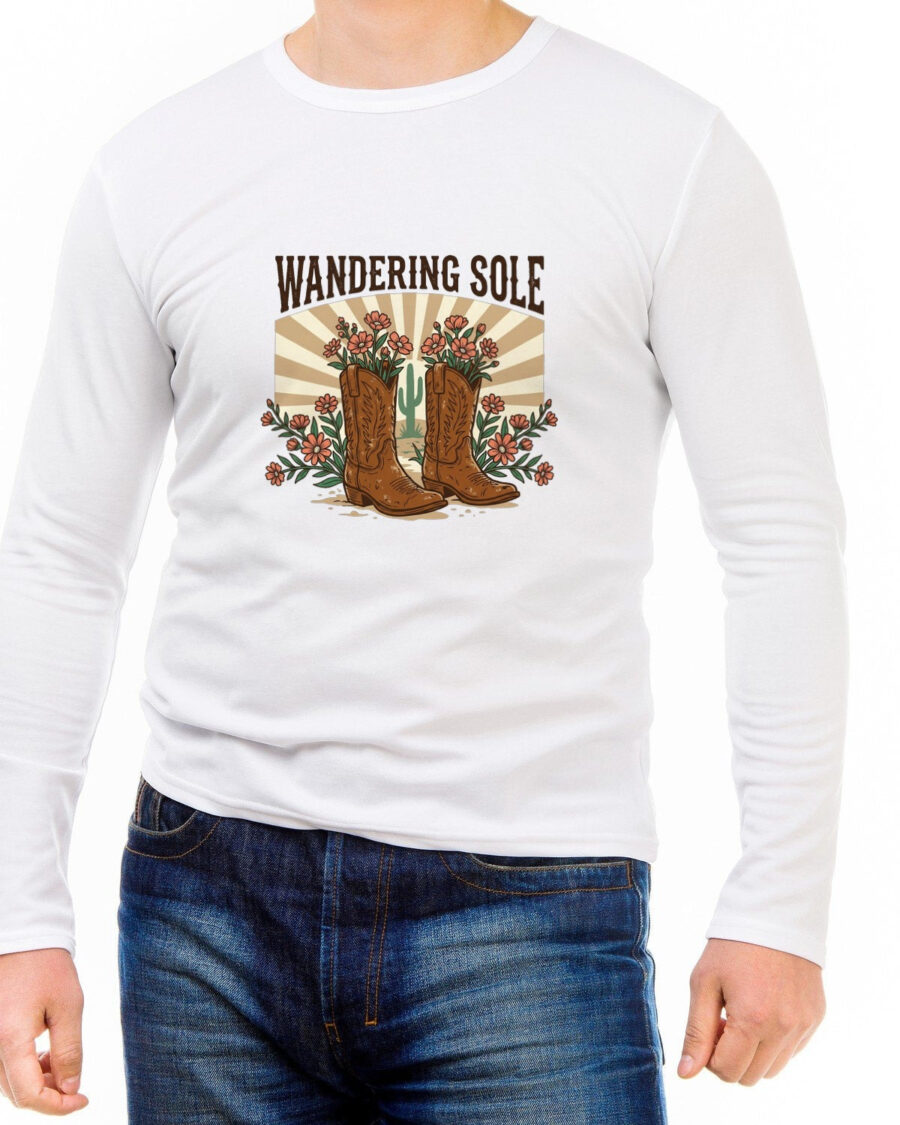 Desert Bloom Wandering Sole Boots Long Sleeve — lifestyle photo