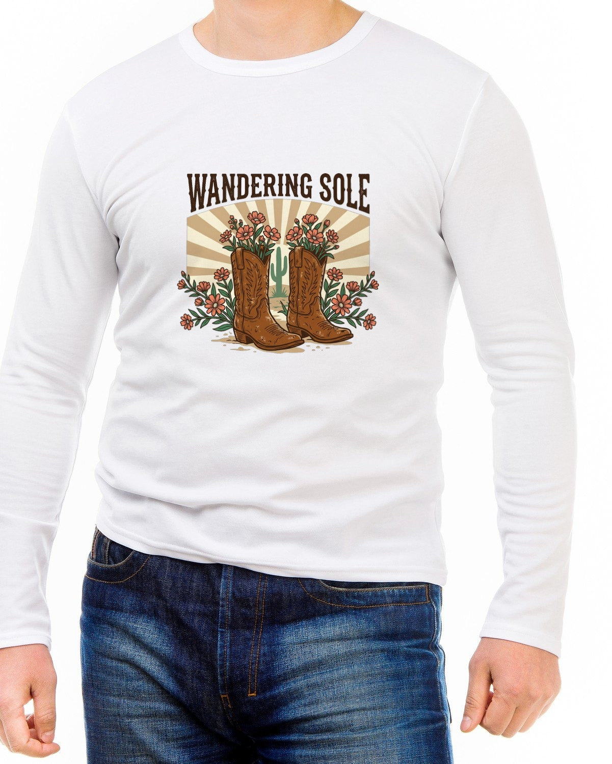Desert Bloom Wandering Sole Boots Long Sleeve — lifestyle photo