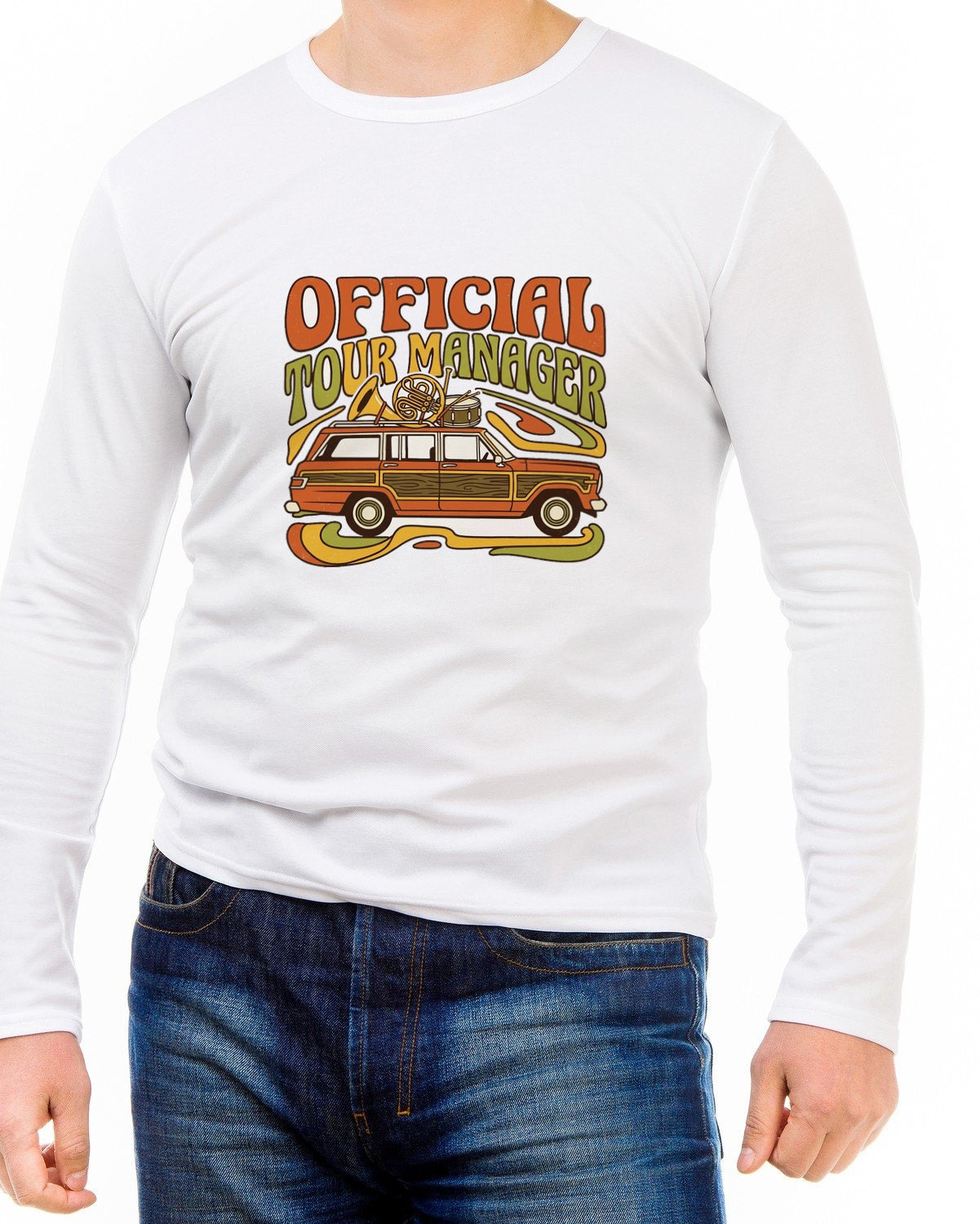 Brass & Woodwind Tour Manager Tee Long Sleeve — lifestyle photo