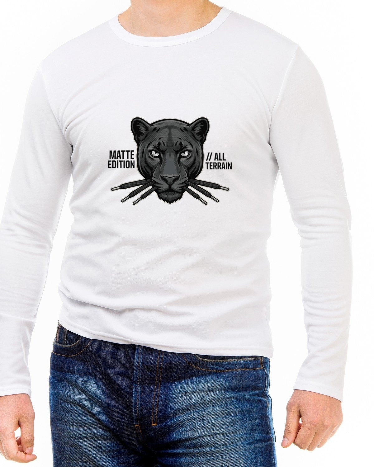 Laced And Lethal Matte Panther Long Sleeve — lifestyle photo
