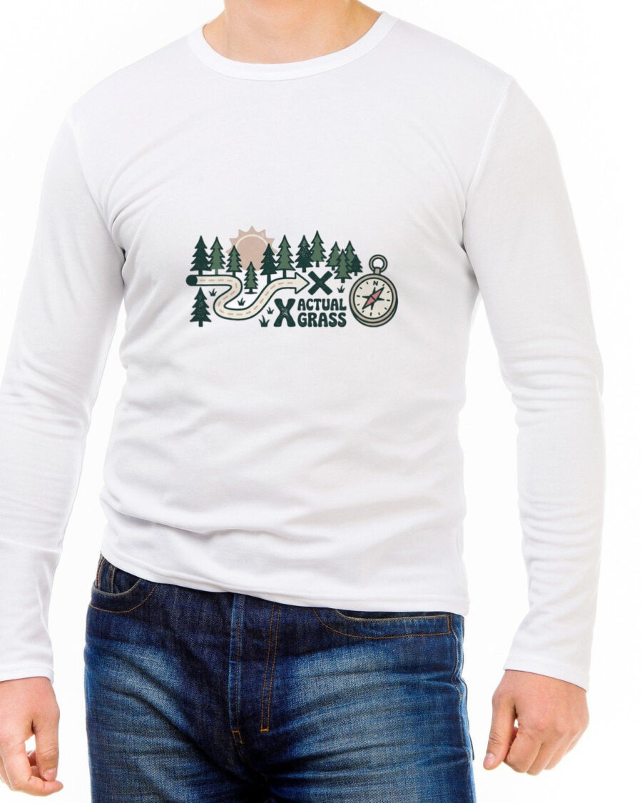 The Great Grass Touching Expedition Long Sleeve — lifestyle photo