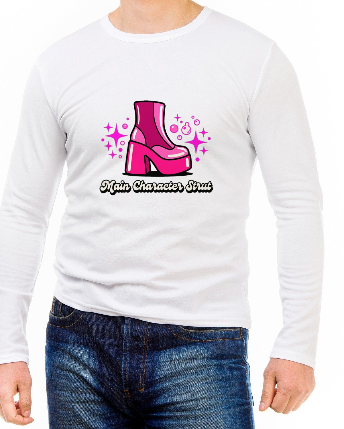 Main Character Platform Boot Stomp Long Sleeve — lifestyle photo