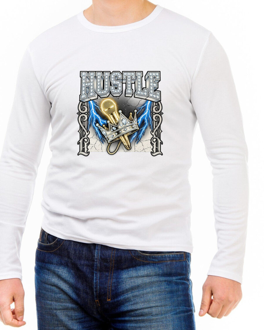 Diamond Era Hustle Bootleg Collage Long Sleeve — lifestyle photo
