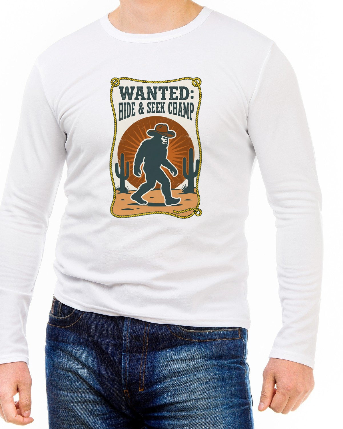Wanted: Hide And Seek Champion Long Sleeve — lifestyle photo