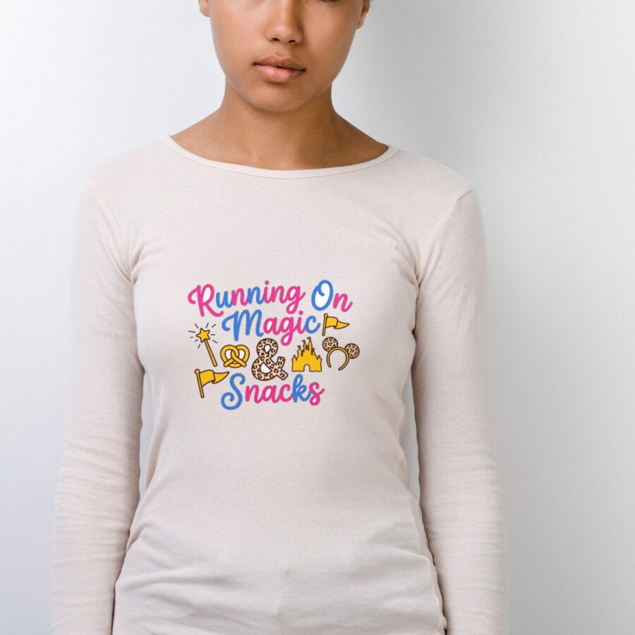 Running On Magic And Theme Park Snacks Long Sleeve