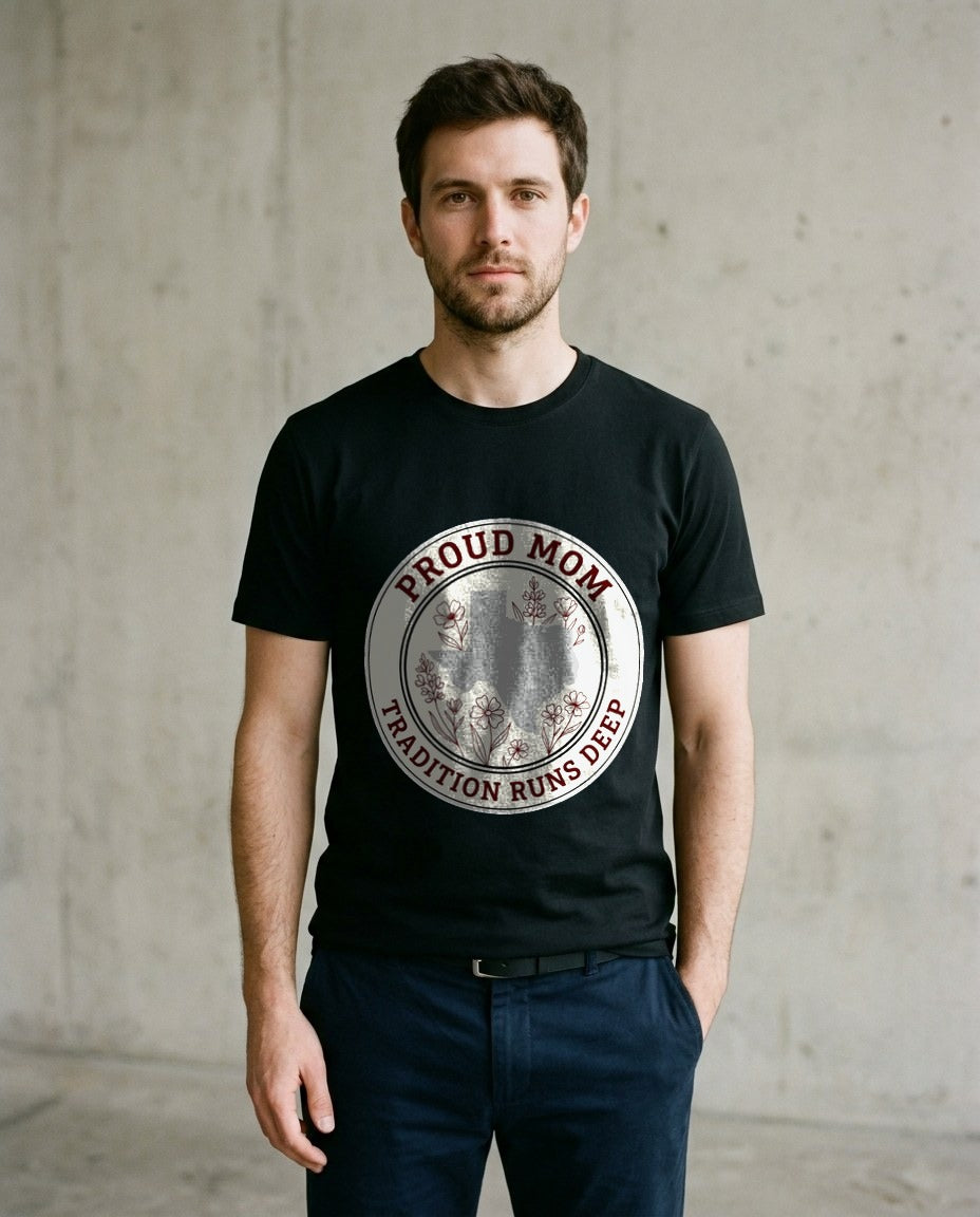Maroon Tradition Proud Mom Seal — lifestyle photo