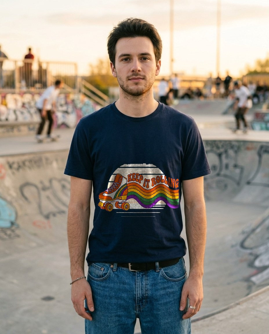 Groovy Glide Retro Roller Skate — lifestyle photo