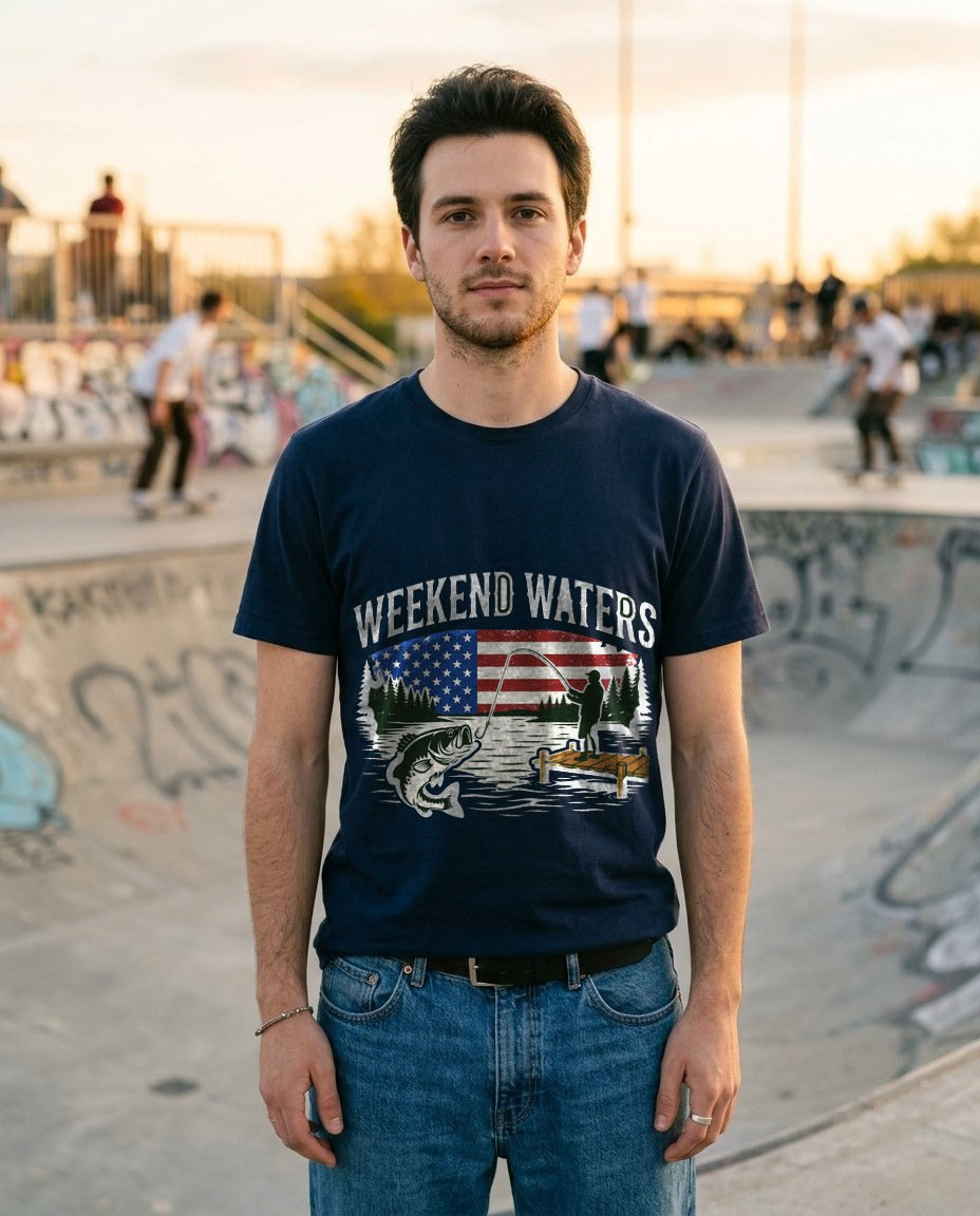 Sunrise Cast American Lake Scene — lifestyle photo