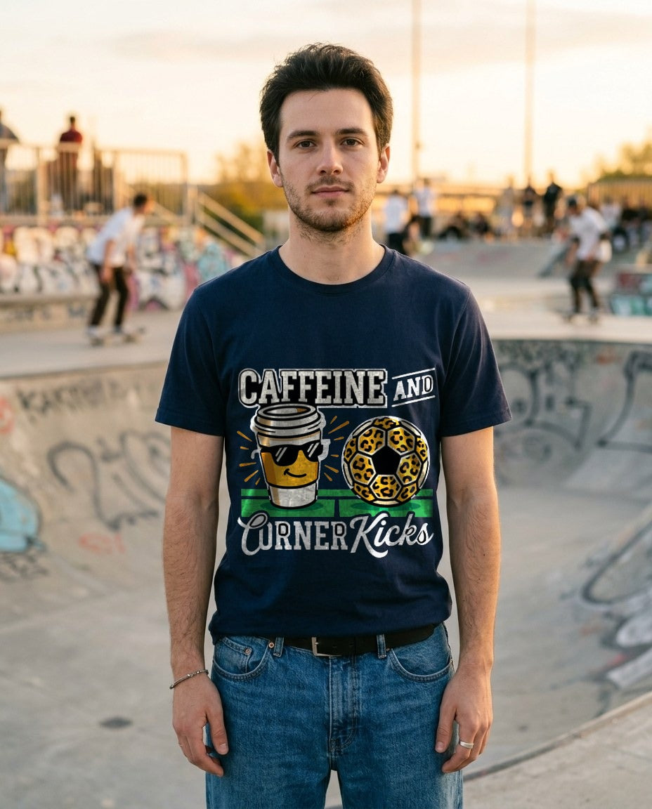 Caffeine And Corner Kicks Soccer Mom — lifestyle photo