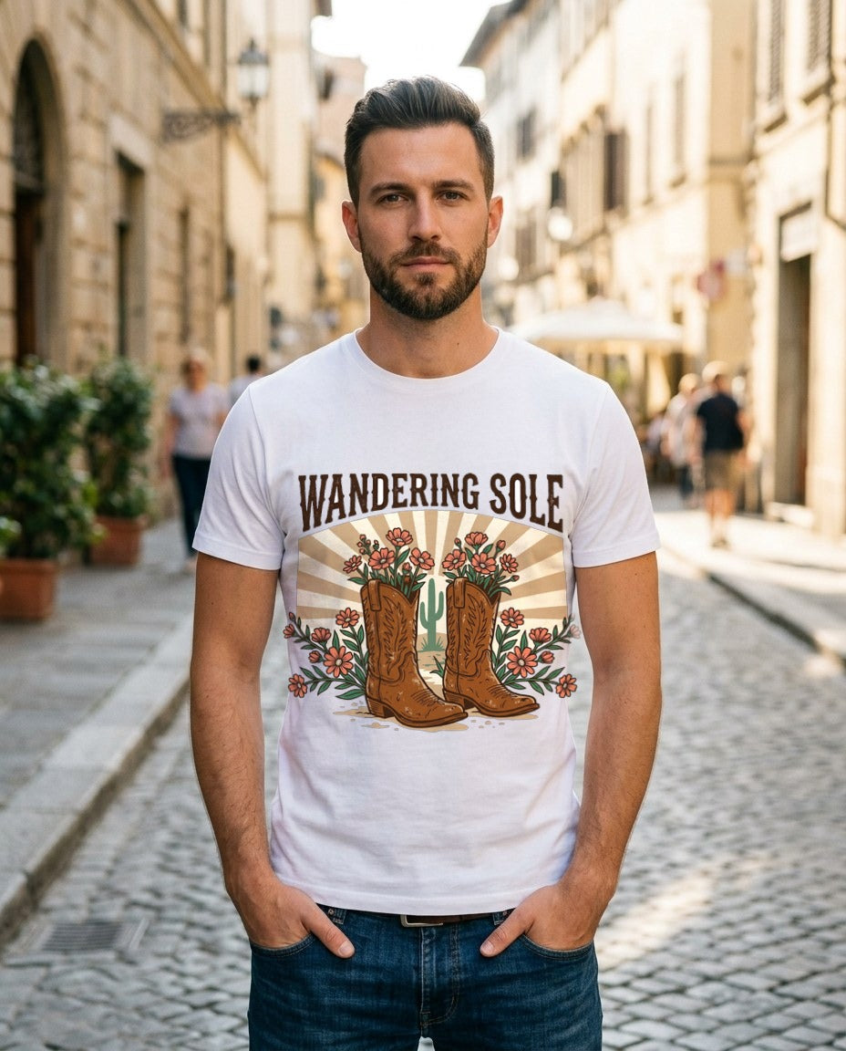 Desert Bloom Wandering Sole Boots — lifestyle photo