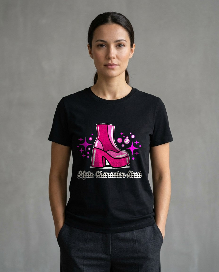 Main Character Platform Boot Stomp — lifestyle photo