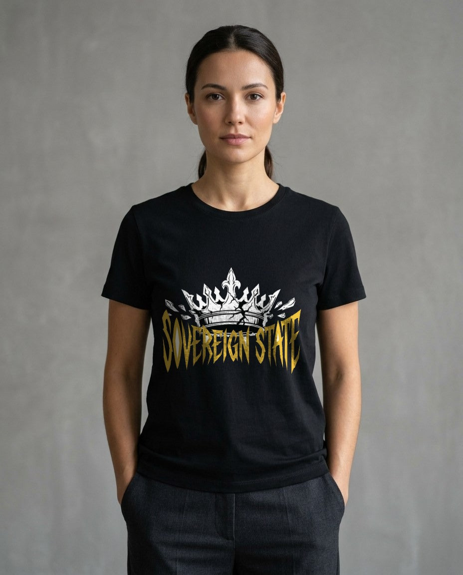 Sovereign State Shattered Crown Box Logo — lifestyle photo