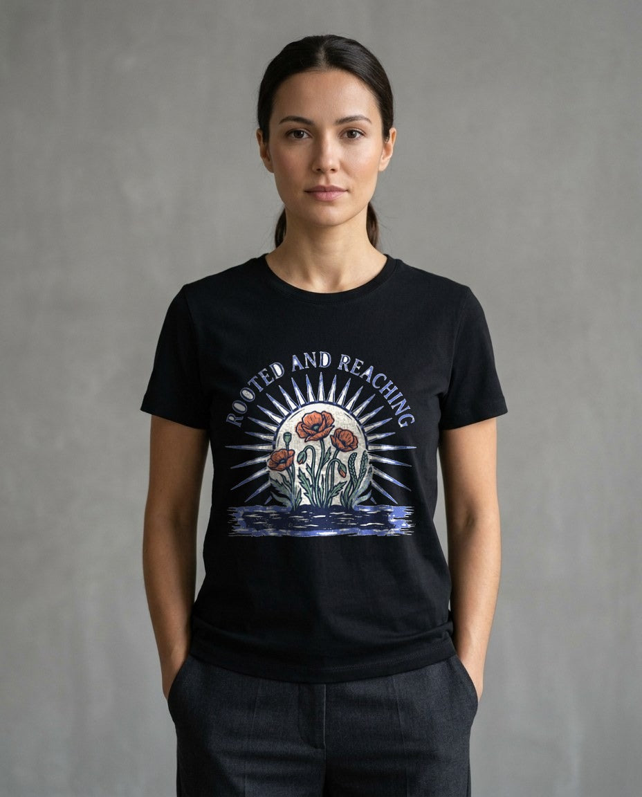 Rooted In Sunlight Carved Poppy — lifestyle photo