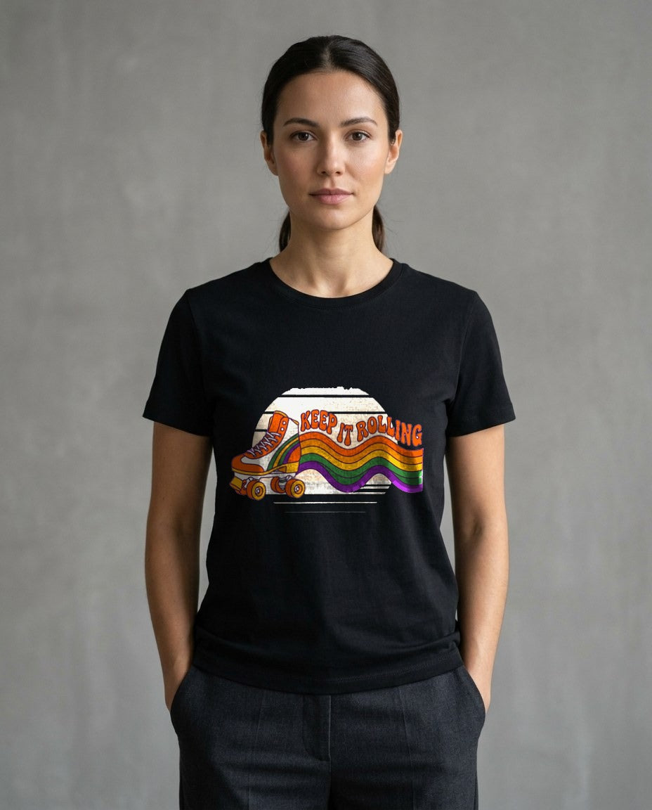 Groovy Glide Retro Roller Skate — lifestyle photo