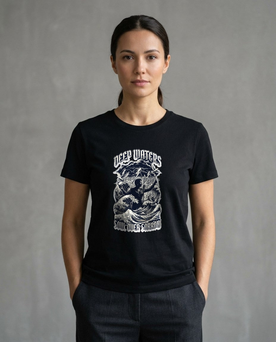 Vintage Soul Stormy Waters Rap Tee — lifestyle photo