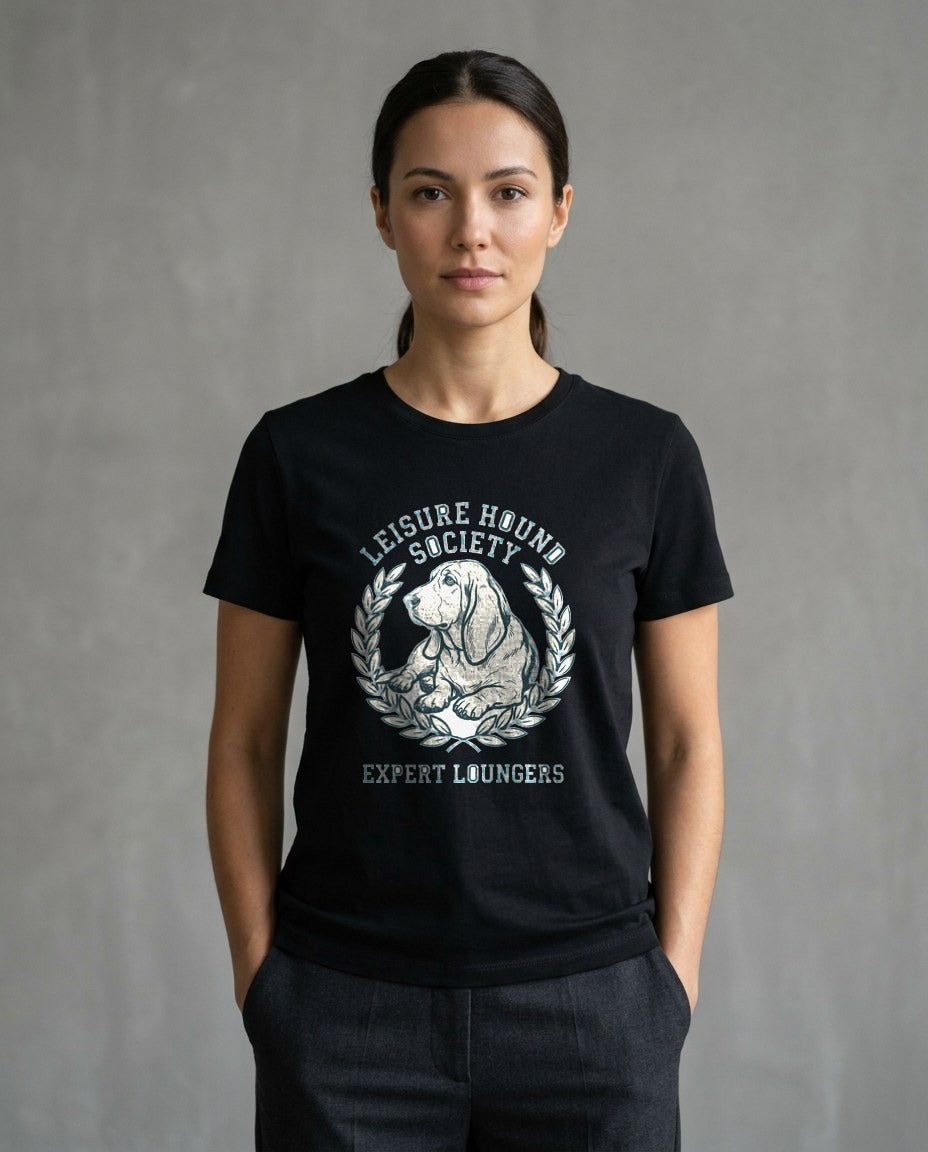 Basset Hound Leisure Society Crest — lifestyle photo