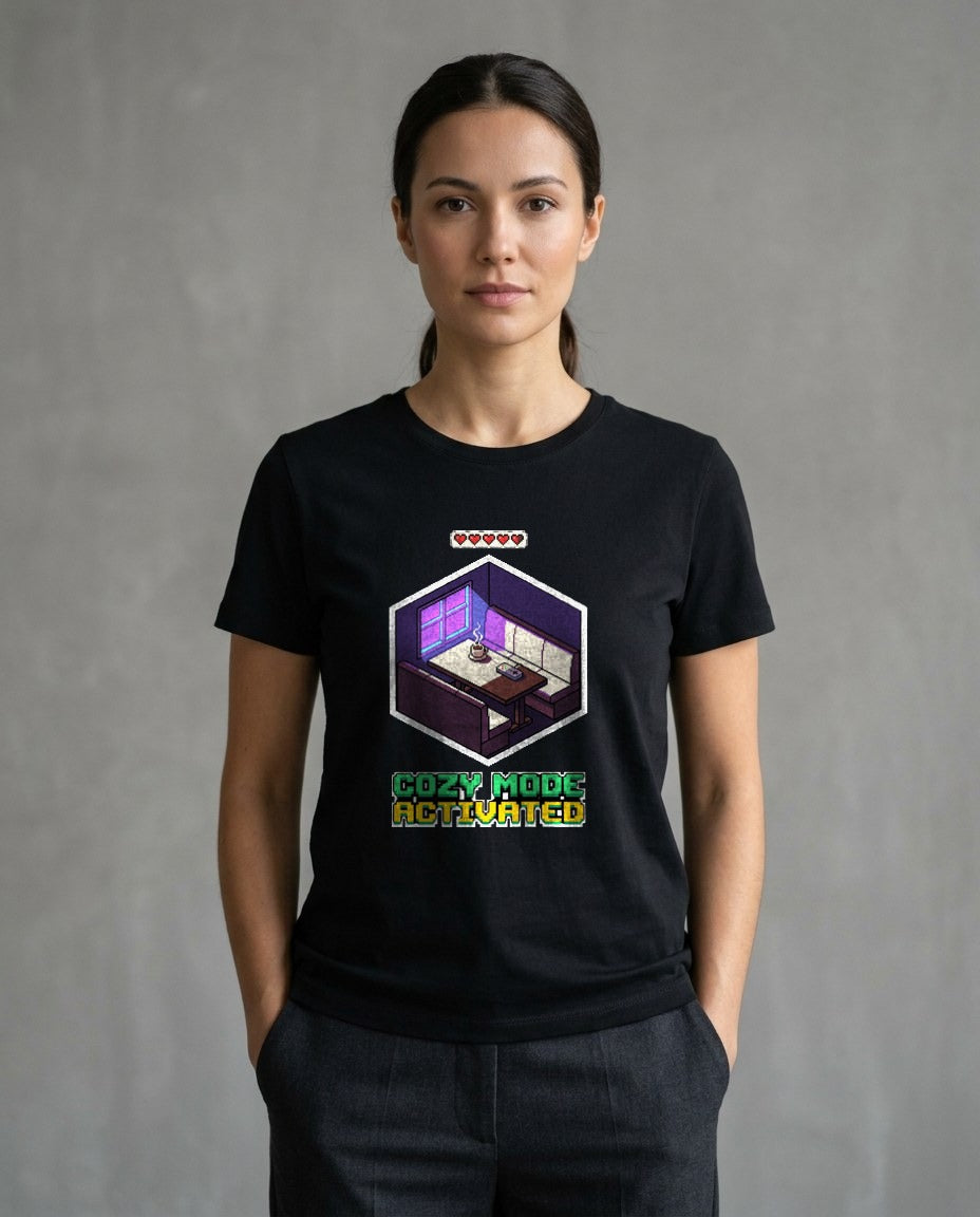 Cozy Mode Isometric Pixel Cafe Booth — lifestyle photo