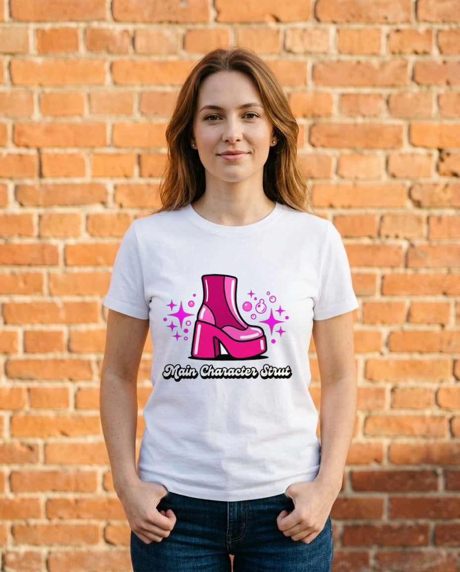 Main Character Platform Boot Stomp — lifestyle photo