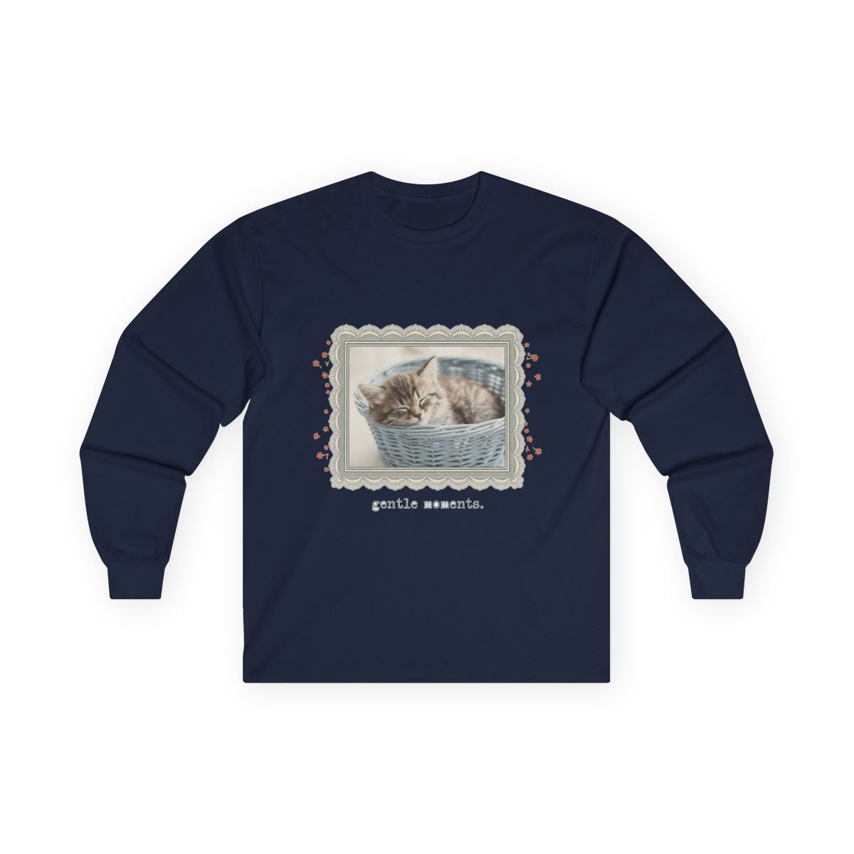 Sleepy Meadow Vintage Kitten Frame Long Sleeve — lifestyle photo