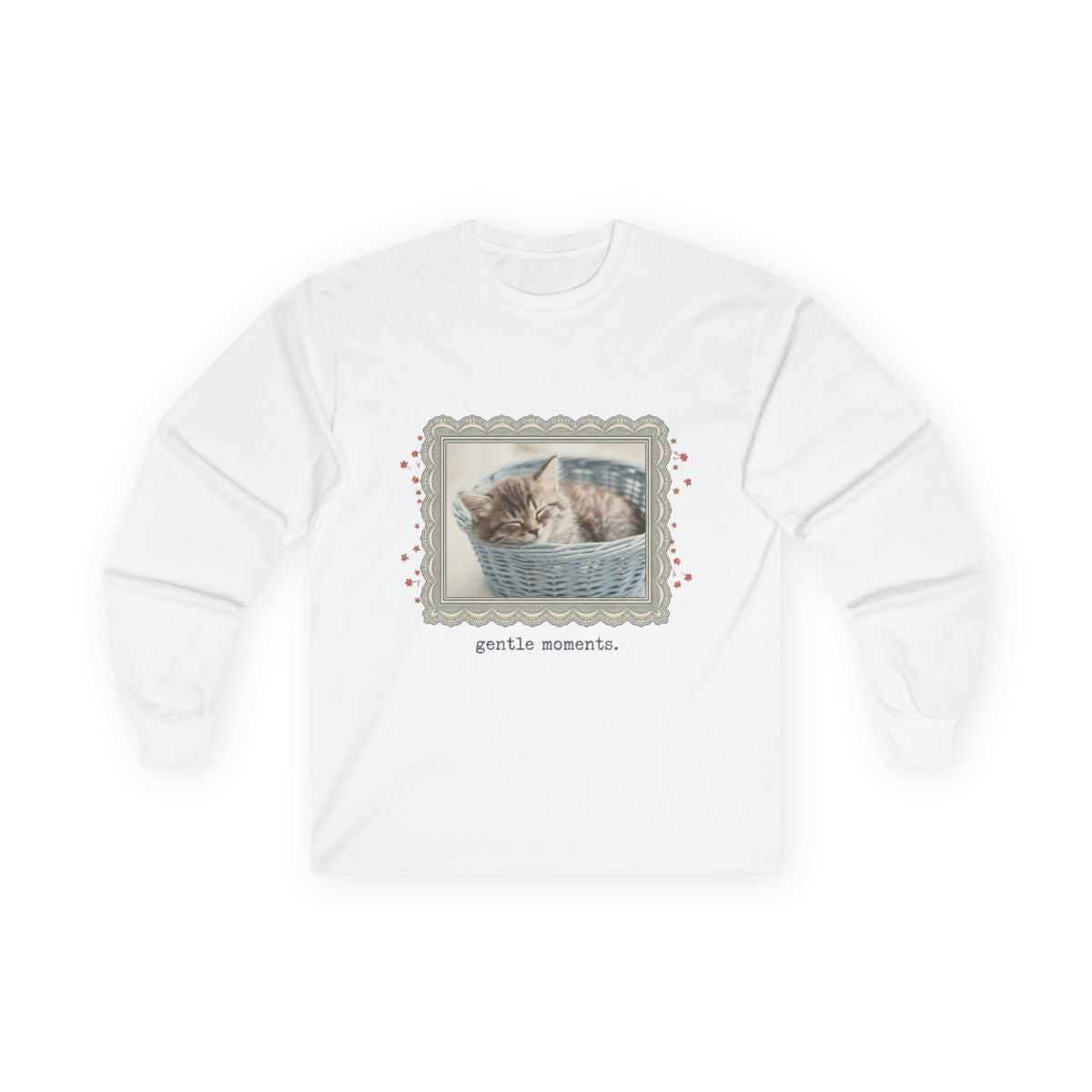 Sleepy Meadow Vintage Kitten Frame Long Sleeve — lifestyle photo