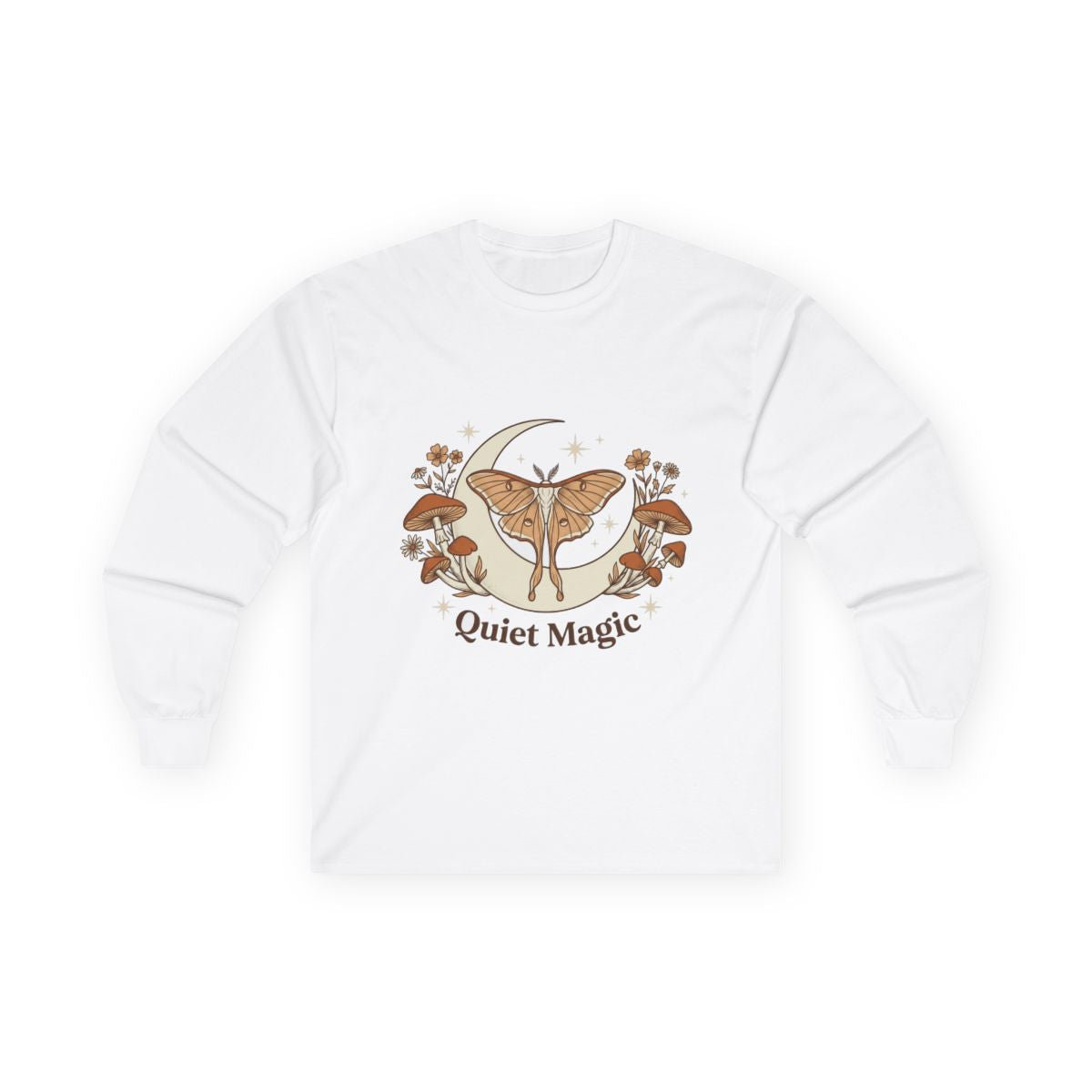 Whispers Of The Autumn Night Moth Long Sleeve — lifestyle photo