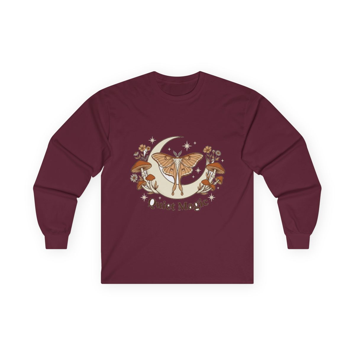 Whispers Of The Autumn Night Moth Long Sleeve — lifestyle photo