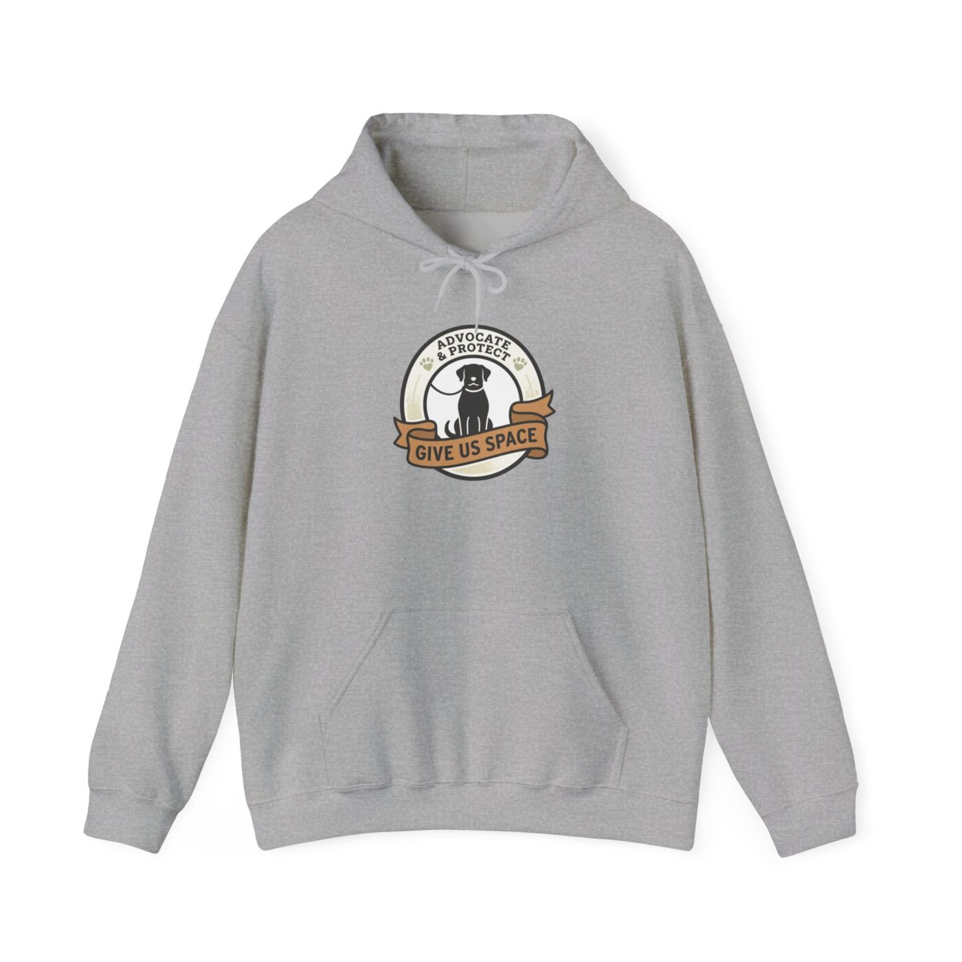 Space And Patience Handler Crest Hoodie — lifestyle photo