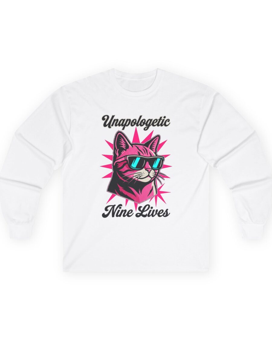 Y2K Pop Icon Rebel Feline Long Sleeve — lifestyle photo