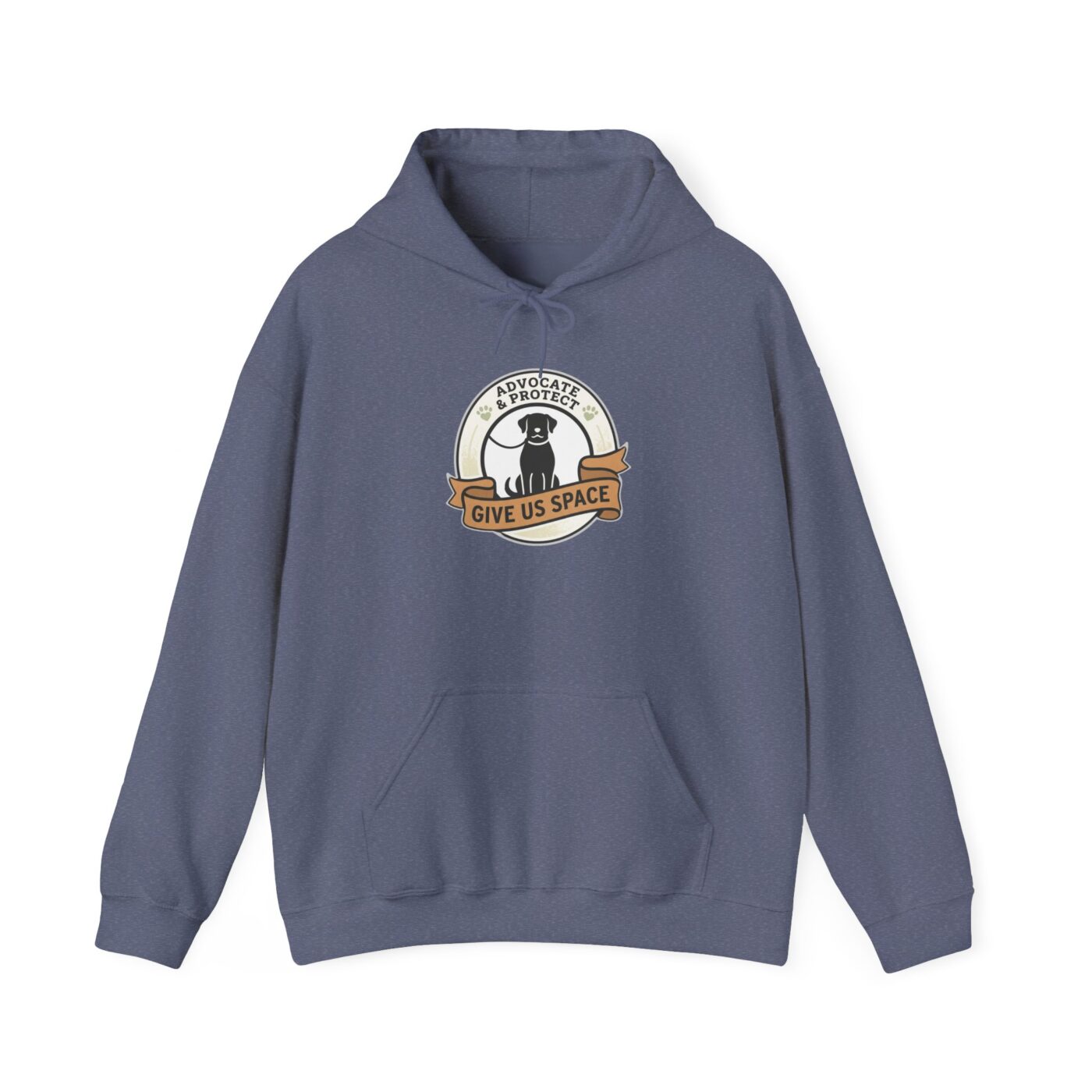 Space And Patience Handler Crest Hoodie — lifestyle photo
