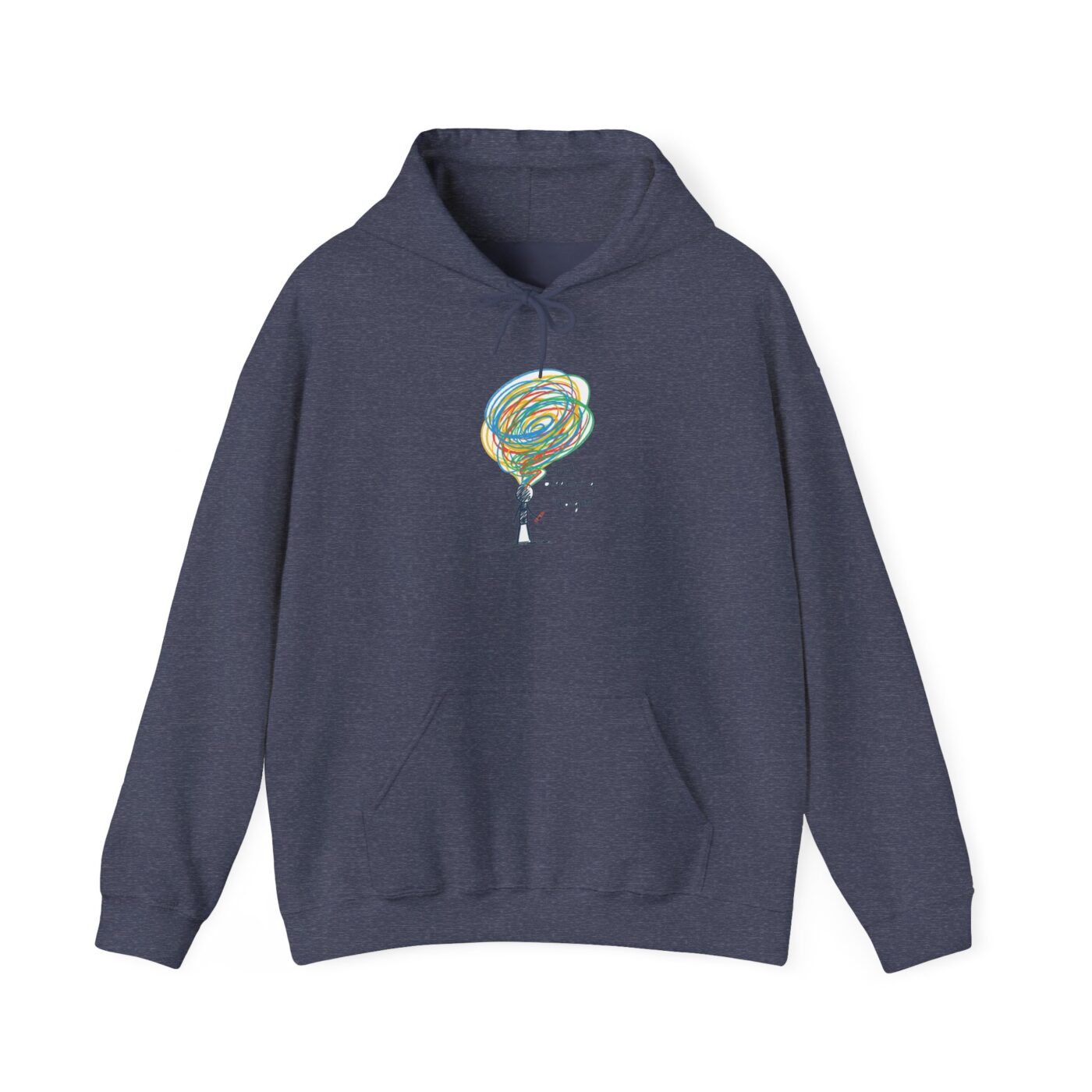 Organizing My Chaos Crayon Tee Hoodie — lifestyle photo