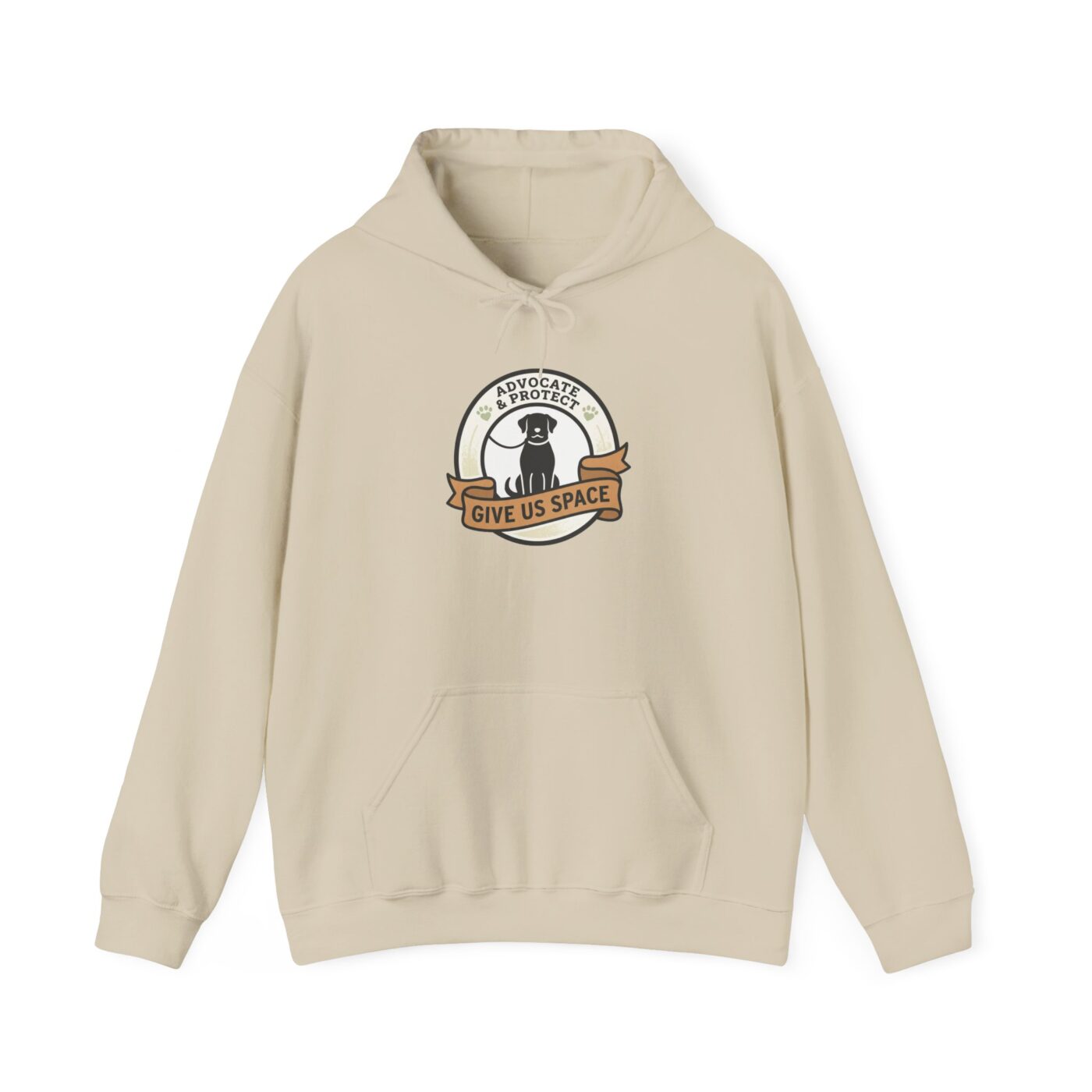 Space And Patience Handler Crest Hoodie — lifestyle photo