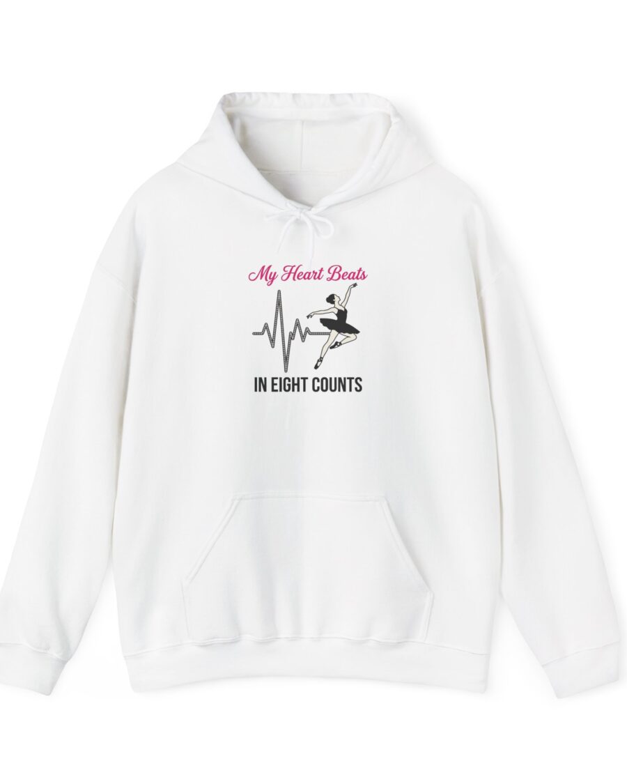 My Heart Beats In Eight Counts Hoodie — lifestyle photo
