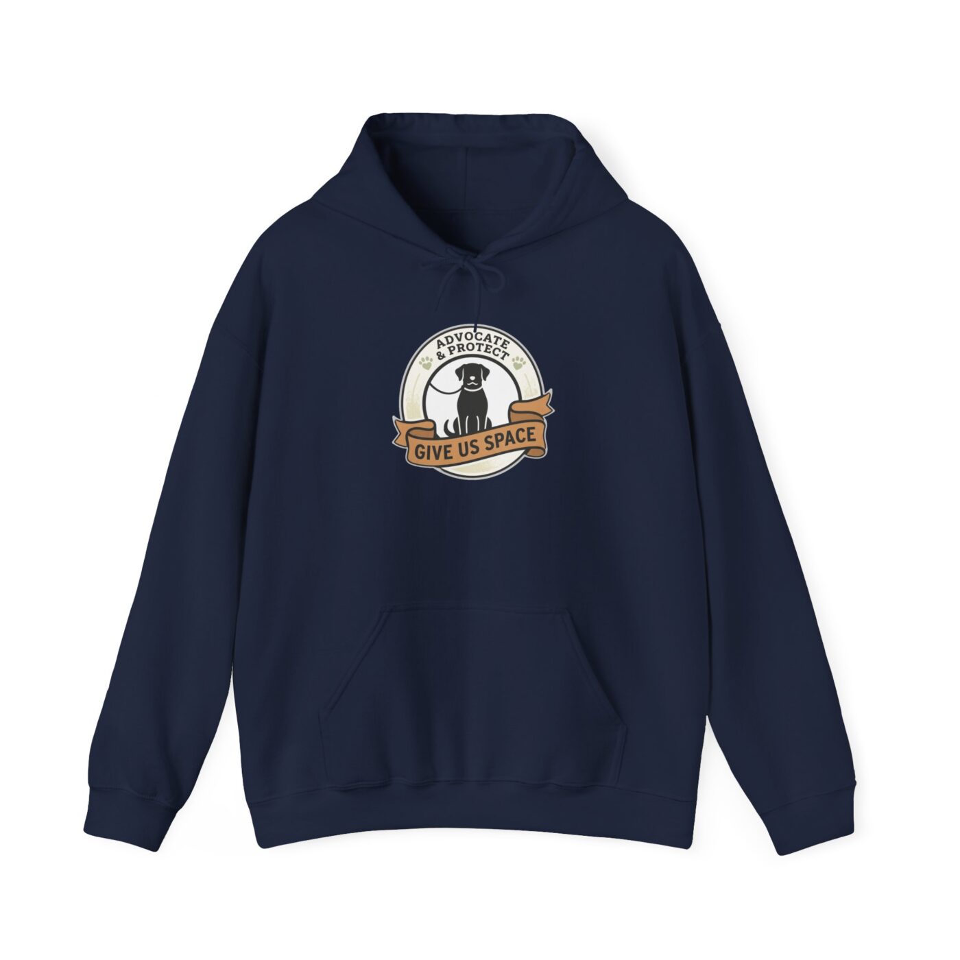 Space And Patience Handler Crest Hoodie — lifestyle photo