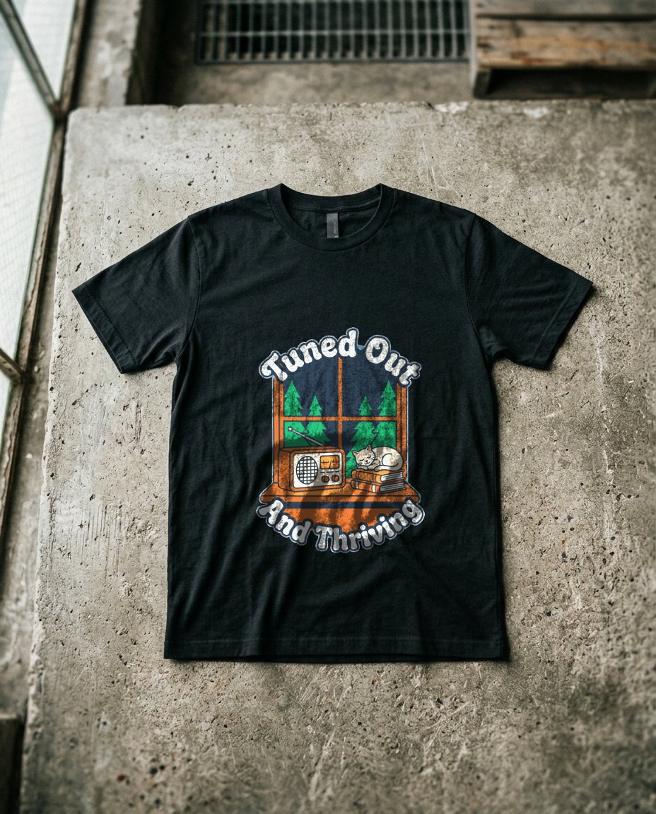 Tuned Out And Thriving Cabin Radio — lifestyle photo