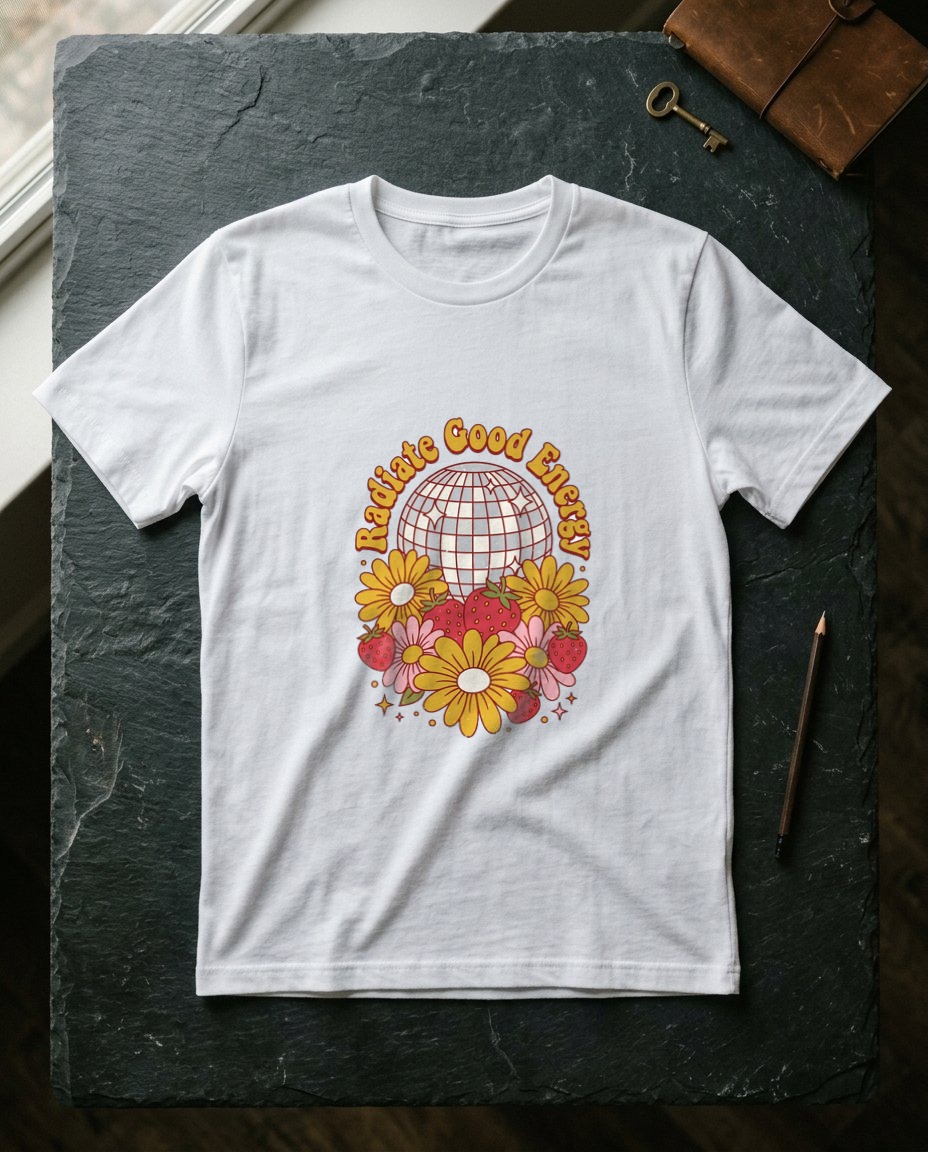 Disco Strawberry Floral Groove — lifestyle photo
