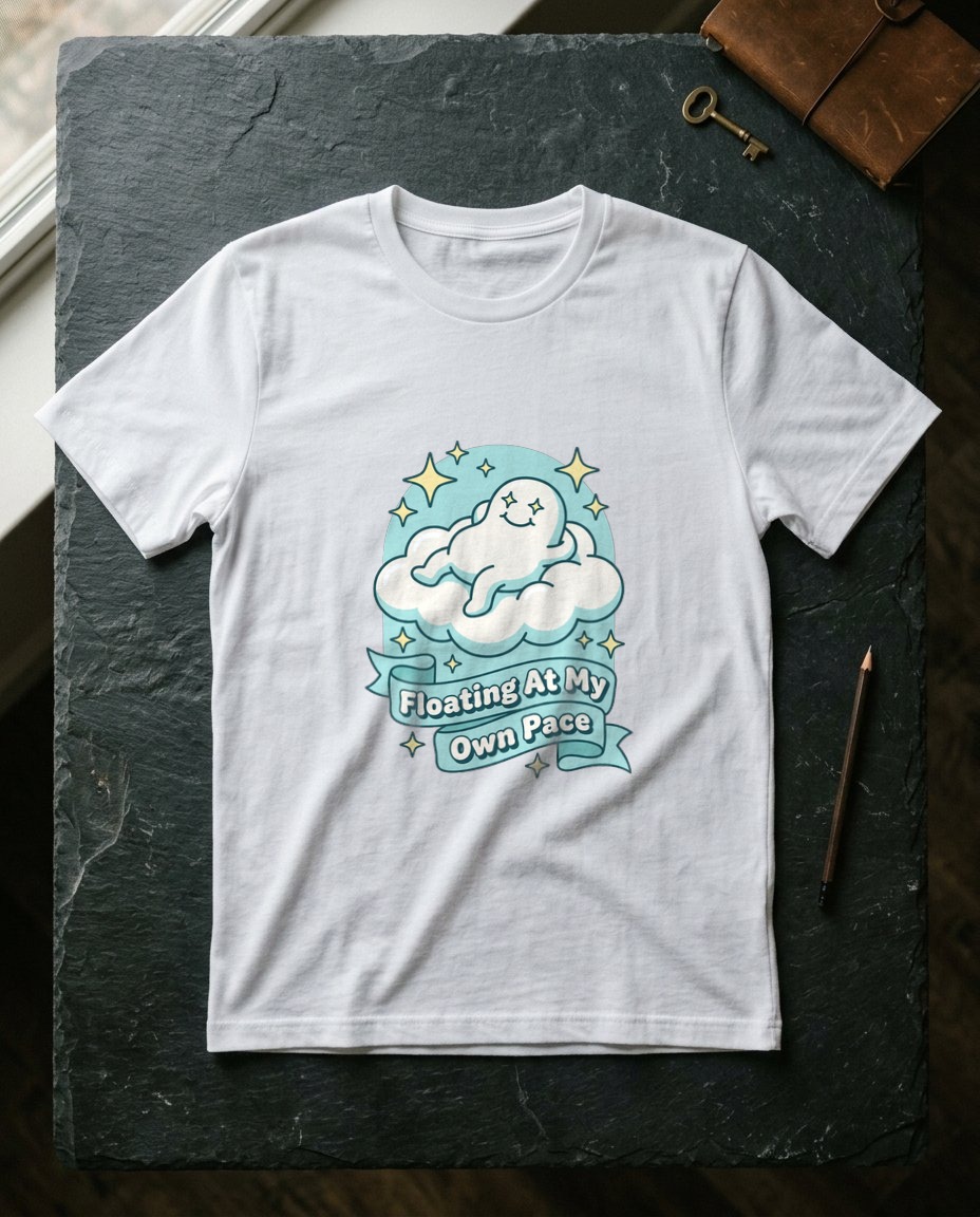 Floating At My Own Pace Blob Cloud — lifestyle photo