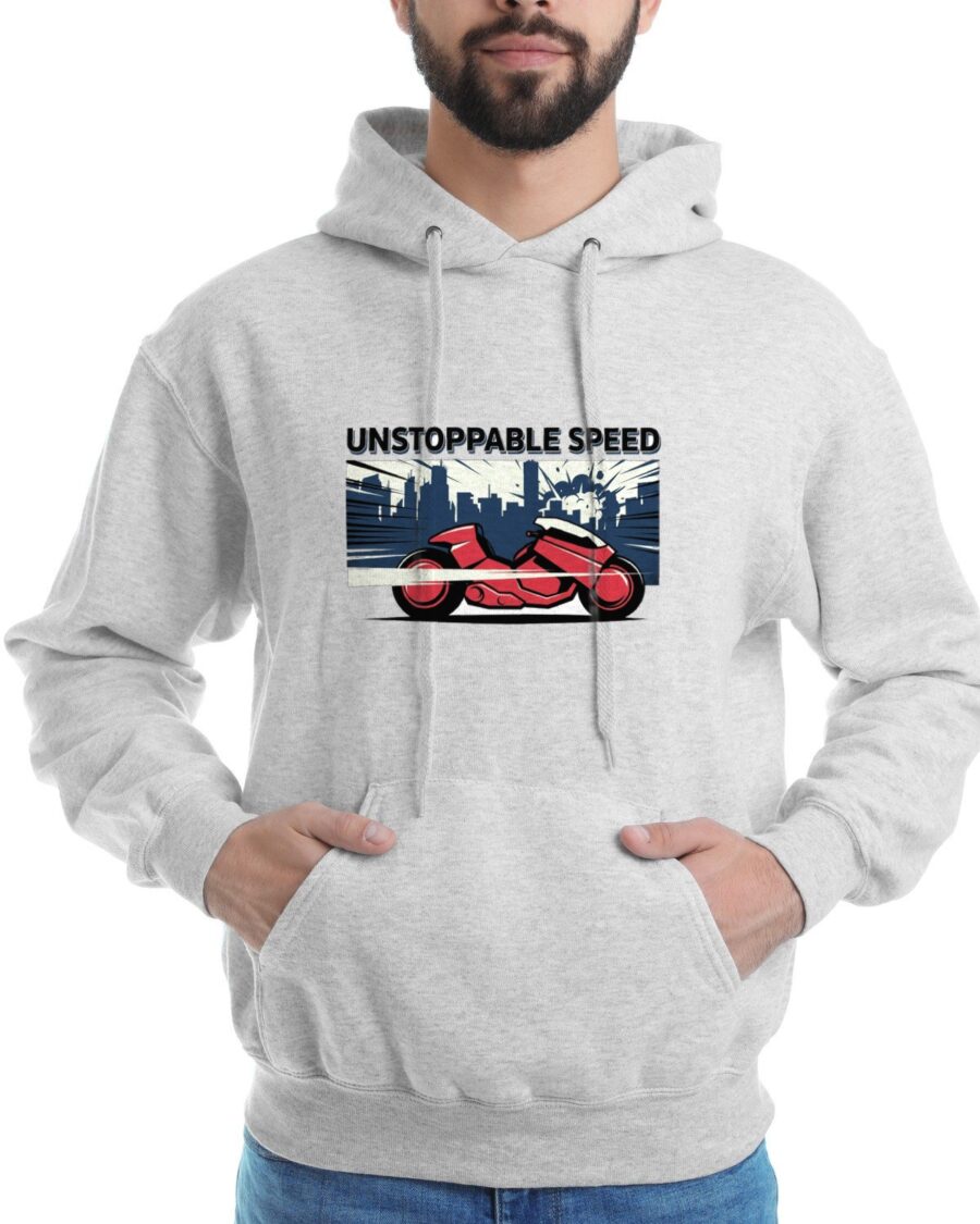 Neo-Metropolis Velocity Drifter Hoodie — lifestyle photo