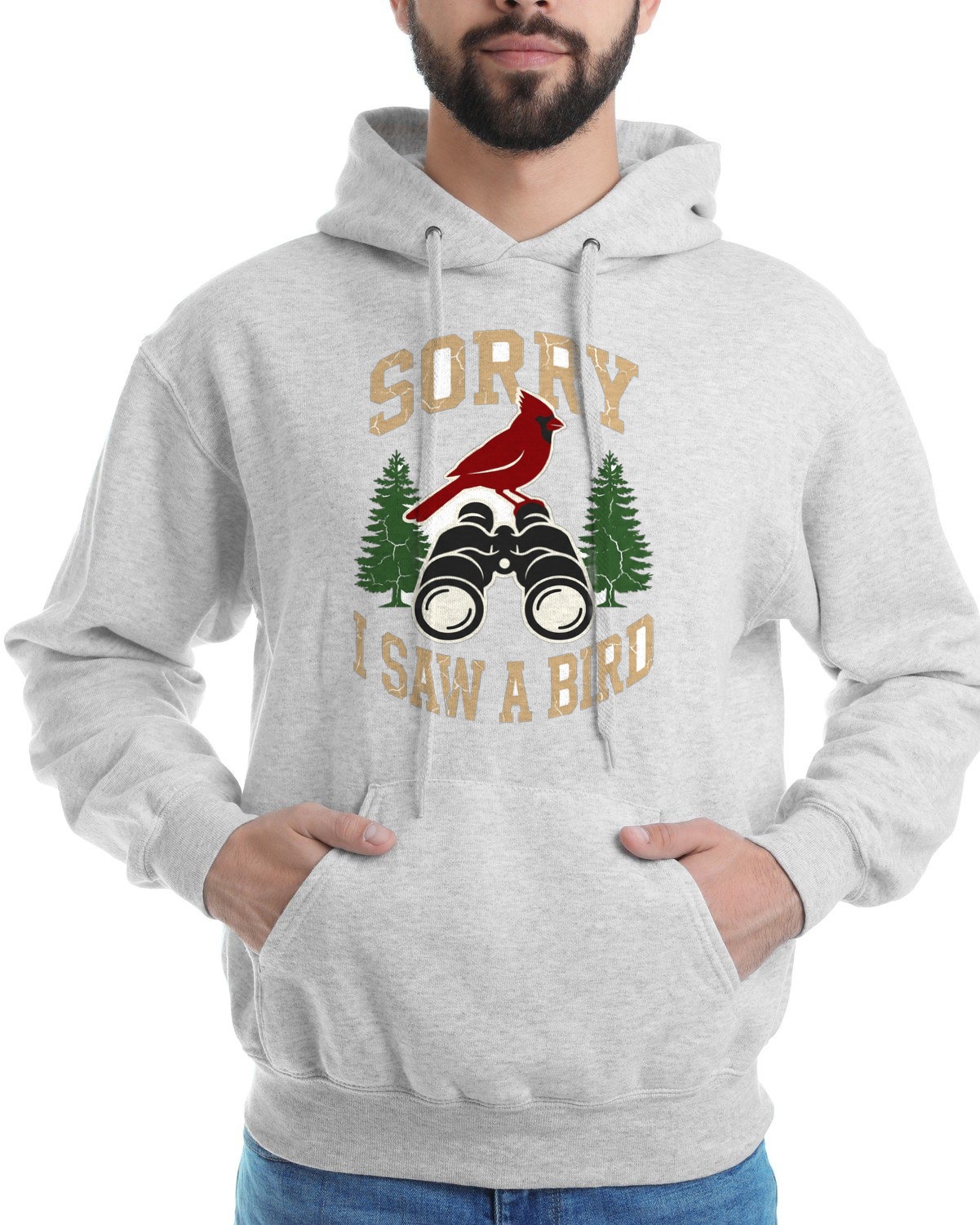 Varsity Birding Distraction Club Hoodie — lifestyle photo