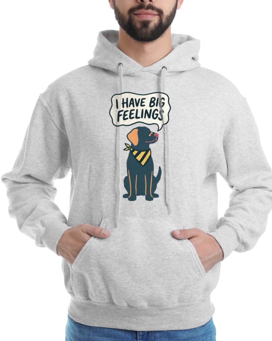 Spicy Rescue Club Big Feelings Hoodie — lifestyle photo