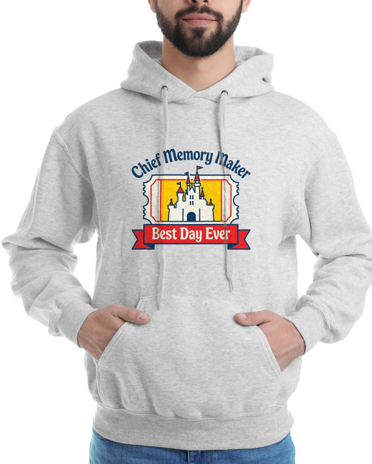 Chief Memory Maker Theme Park Crest Hoodie — lifestyle photo