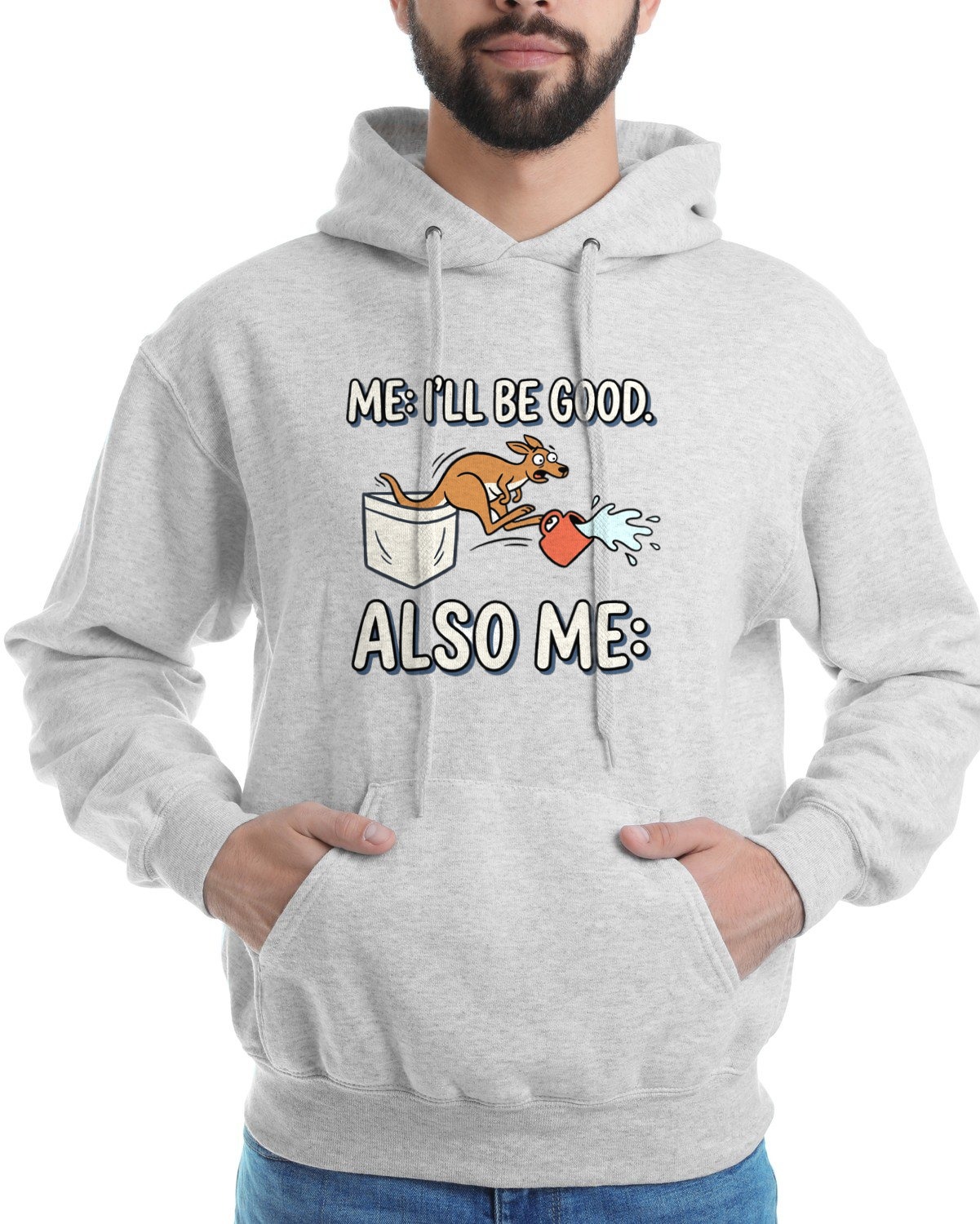 Me Also Me Out Of Pocket Hoodie — lifestyle photo