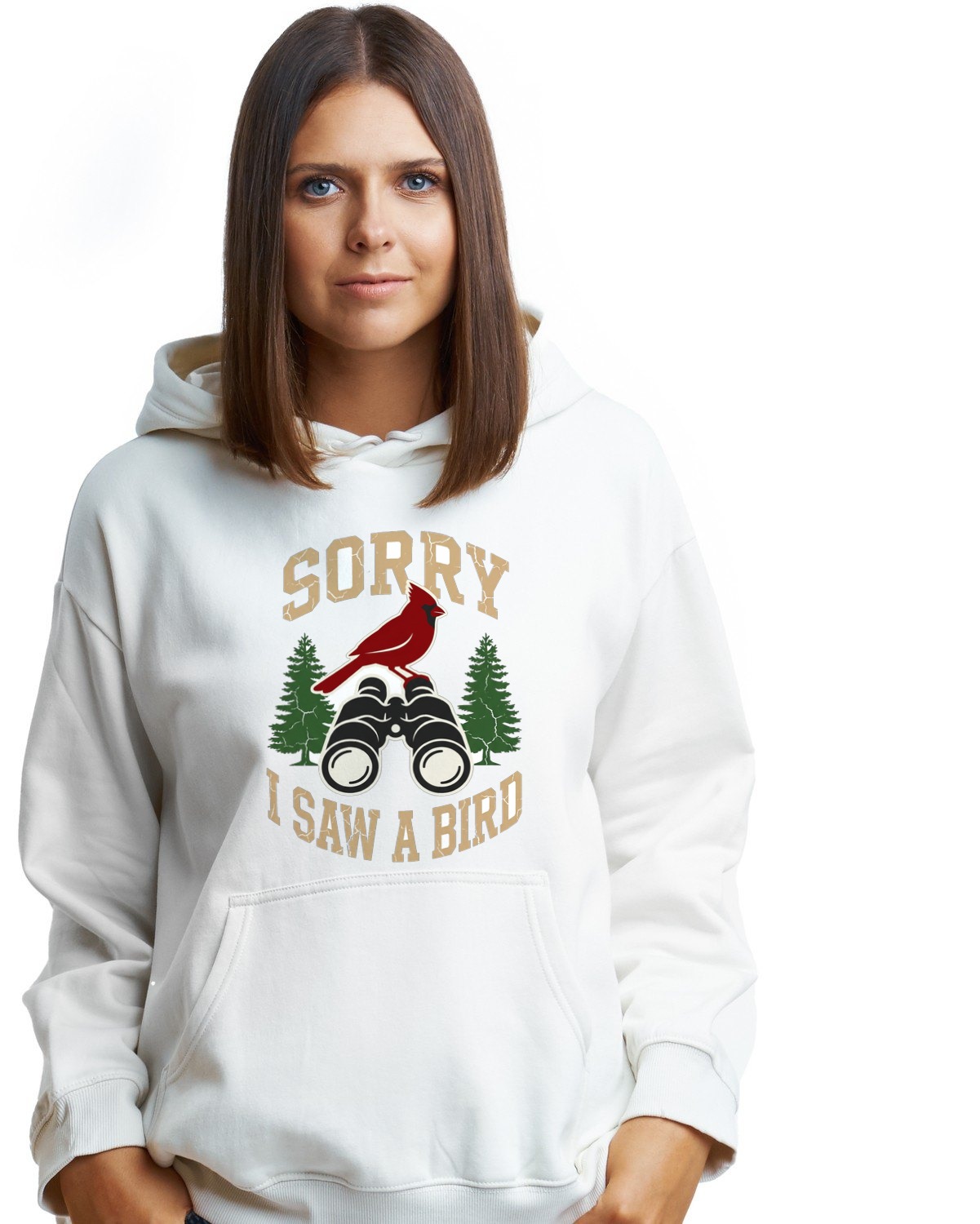 Varsity Birding Distraction Club Hoodie — lifestyle photo